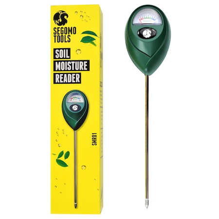 Segomo Tools Soil Moisture Hygrometer Sensor & Reader (For Gardening,  T06004C